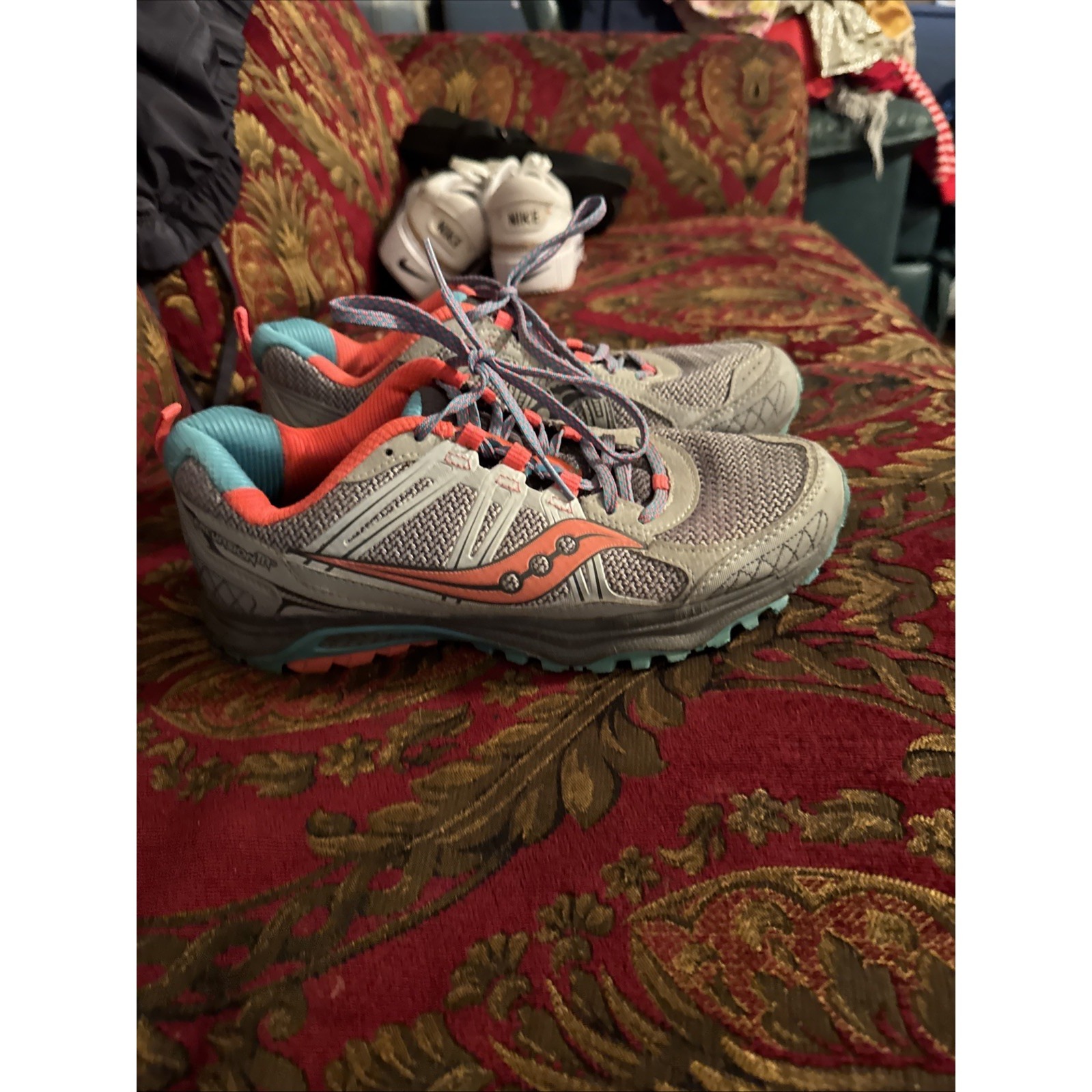 Saucony Excursion Tr Athletic Trail Shoes Women's Us 8.5 - Gray Pink S15301-1